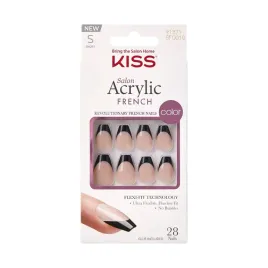 sztuczne-paznokcie-czarny-french-sf001-salon-acrylic-french-kiss-28-sztuk