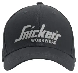 czapka-z-daszkiem-snickers-workwear-z-logiem-na-lato-9041-czarny