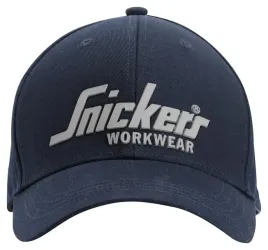 czapka-z-daszkiem-snickers-workwear-z-logiem-na-lato-9041-granatowy