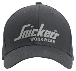 czapka-z-daszkiem-snickers-workwear-z-logiem-na-lato-9041-szary