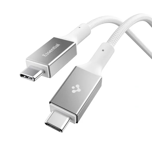 kabel-spigen-eb10010cc-essential-usb-c-cable-100w-100cm-white