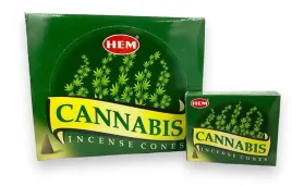 kadzidelka-stozkowe-cannabis-hem-120szt