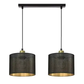 gold-lampa-sufitowa-wiszaca-abazur-z-dziurkami