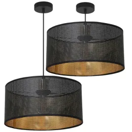 design-lampa-sufitowa-wiszaca-abazur-dziurki-40cm