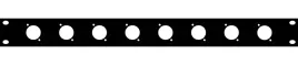 panel-maskujacy-zaslepka-8-gniazd-xlr-rack-19-1u-stal-thon-8xlr