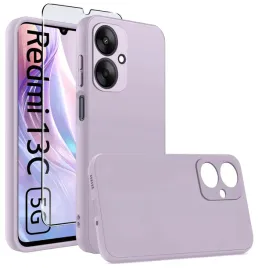etui-do-xiaomi-redmi-13c-5g-silikonowe-matowe-szklo-ochronne-9h