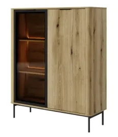 nowoczesna-witryna-niska-ryflowana-113-cm-evoke-wini-ls-led