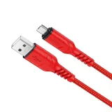 hoco-kabel-usb-do-micro-24a-victory-x59-1-m-czerwony