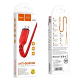 hoco-kabel-usb-do-micro-24a-victory-x59-1-m-czerwony-stan-nowy