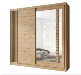 garderoba-szafa-przesuwna-200-cm-artisan-lamele-lustro-artus-fd