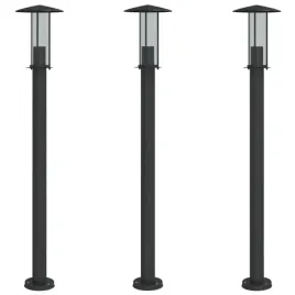 lampy-ogrodowe-na-slupku-3-szt-czarne-100-cm-stal