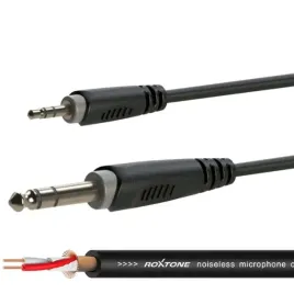 kabel-audio-jack-3-5mm-stereo-jack-6-3mm-mono-3m-roxtone-sacc280l3