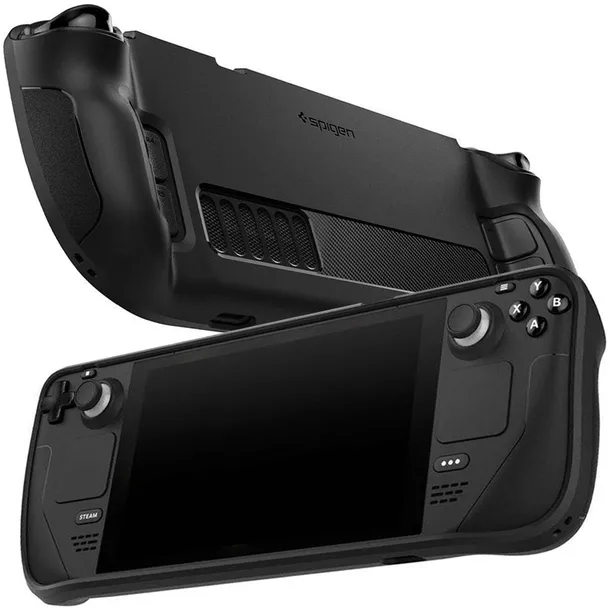 spigen-rugged-armor-steam-deck-oled-matte-black