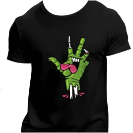 koszulka-meska-czarna-nadruk-reka-zombie-3xl