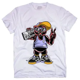 koszulka-meska-biala-nadruk-niedzwiedz-z-radiem-3xl