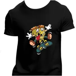 koszulka-meska-czarna-nadruk-pizza-zombie-na-deskorolce-5xl