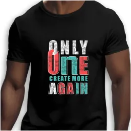koszulka-meska-czarna-nadruk-only-one-create-more-again-5xl
