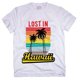 koszulka-meska-biala-nadruk-lost-in-hawaii-4xl