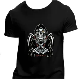 koszulka-meska-czarna-nadruk-szkielet-z-kosami-4xl