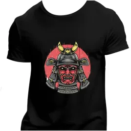 koszulka-meska-czarna-nadruk-samuraj-japonski-5xl