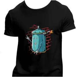 koszulka-meska-czarna-nadruk-farba-graffiti-3xl