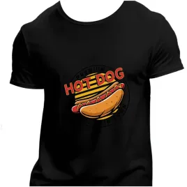 koszulka-meska-czarna-nadruk-hotdog-4xl