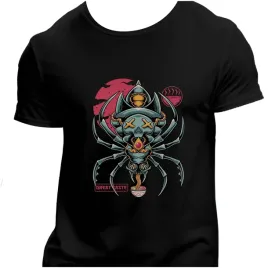 koszulka-meska-czarna-nadruk-pajak-japonia-3xl