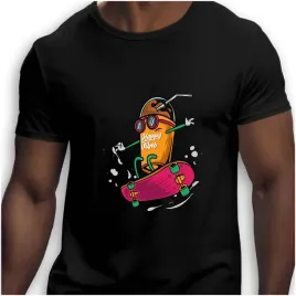 koszulka-meska-czarna-nadruk-happy-vibes-4xl