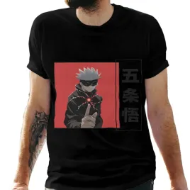 koszulka-meska-czarna-z-nadrukiem-anime-satoru-jujutsu-kaisen-5xl