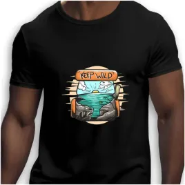 koszulka-meska-czarna-nadruk-keep-wild-5xl