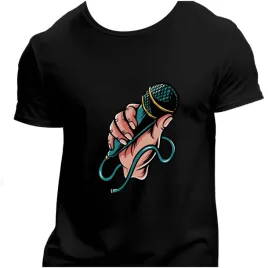 koszulka-meska-czarna-nadruk-mikrofon-w-dloni-5xl
