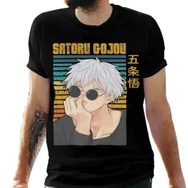 koszulka-meska-czarna-z-nadrukiem-anime-satoru-jujutsu-kaisen-4xl