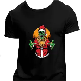 koszulka-meska-czarna-nadruk-swiety-mikolaj-zombie-3xl