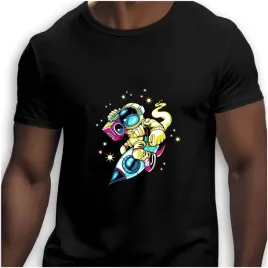 koszulka-meska-czarna-nadruk-astronauta-na-rakiecie-3xl