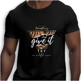 koszulka-meska-czarna-nadruk-just-give-it-a-try-4xl
