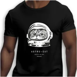 koszulka-meska-czarna-nadruk-astro-cat-5xl