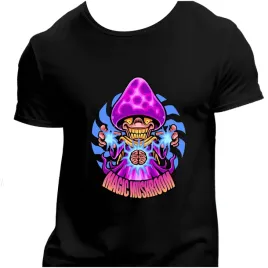 koszulka-meska-czarna-nadruk-magic-mushroom-3xl