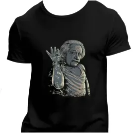 koszulka-meska-czarna-nadruk-albert-einstein-4xl