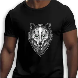 koszulka-meska-czarna-nadruk-wilk-3xl