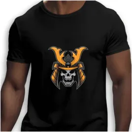 koszulka-meska-czarna-nadruk-czaszka-samuraj-4xl