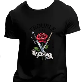 koszulka-meska-czarna-nadruk-trouble-maker-4xl