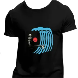 koszulka-meska-czarna-nadruk-szkielet-na-desce-5xl