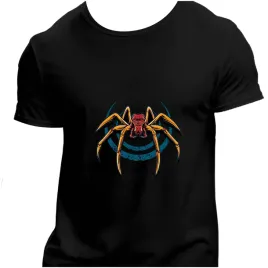 koszulka-meska-czarna-nadruk-pajak-5xl