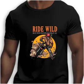 koszulka-meska-czarna-nadruk-ride-wild-5xl