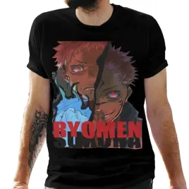 koszulka-meska-czarna-z-nadrukiem-anime-sukuna-ryoumen-jujutsu-kaisen-xx