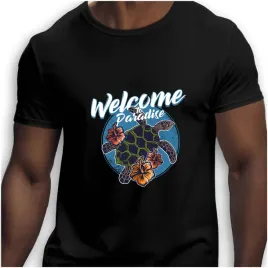 koszulka-meska-czarna-nadruk-welcome-to-paradise-3xl
