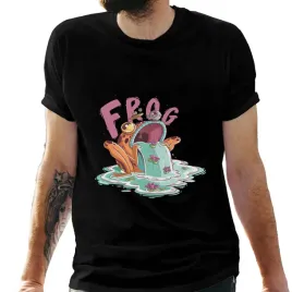 koszulka-meska-czarna-z-nadrukiem-frog-l