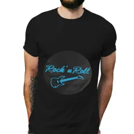 koszulka-meska-czarna-z-nadrukiem-rock-n-roll-m