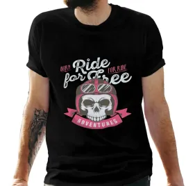 koszulka-meska-czarna-z-nadrukiem-ride-for-free-3xl