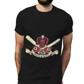 koszulka-meska-czarna-z-nadrukiem-rock-n-roll-3xl